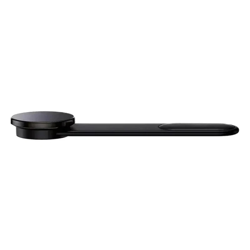 Magnum: Sleek Memory Metal 15W MagSafe Wireless Car Charger & Magnetic Phone Holder with Ultra-Strong Grip, Flexible Aluminum Bendable Arm & Dashboard Mount